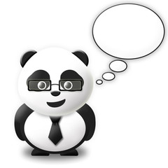 Talking bubble Panda
