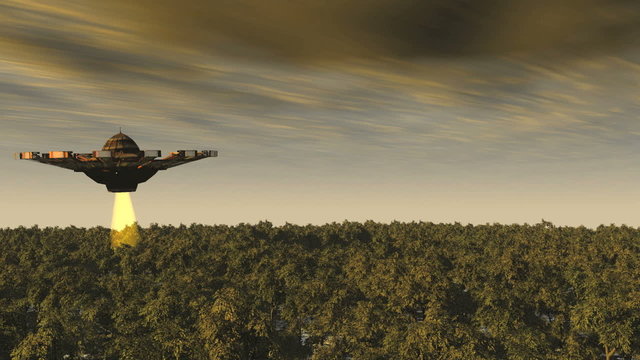 UFO Serch and Rescue in Wilderness