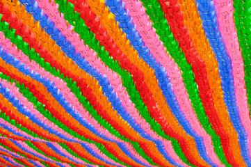 Colorful lanterns background at buddhist temple Seoul Korea
