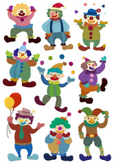 cartoon clown icon