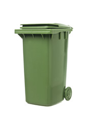 Green Recycling Bin