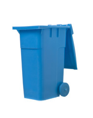 Blue Recycling Bin