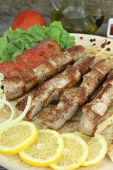 Greek skewer (souvlaki)