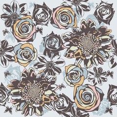 floral seamless texture