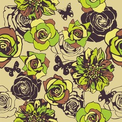 floral seamless texture