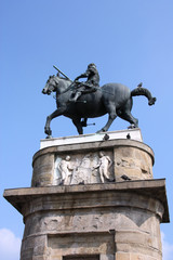 Sculpture by Donatello - equestrian knight