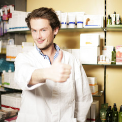 Obraz premium In der Apotheke