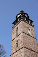 Der Nikolaiturm in Eschwege in Hessen