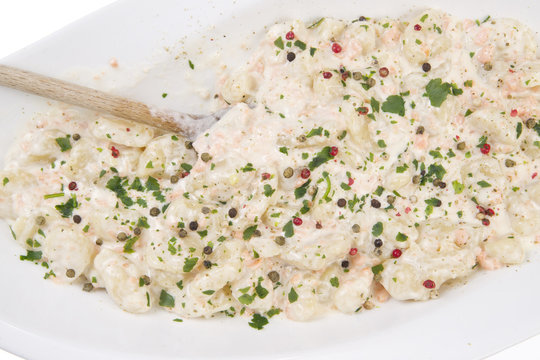 Gnocchi al salmone