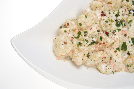 Gnocchi al salmone