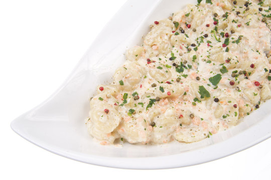 Gnocchi al salmone