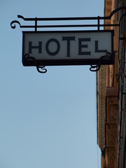 Hotel sign