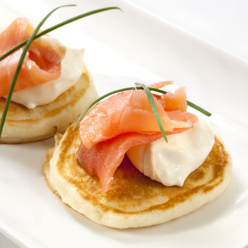 Smoked Salmon Blini