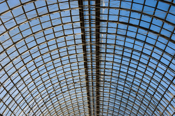 abstract geometric pattern ceiling