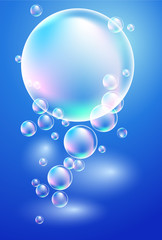 Background with bubbles