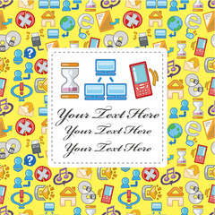 cartoon web card