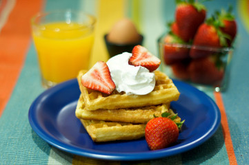 waffle for breakfast