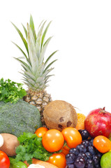 Fototapeta na wymiar fruits and vegetables
