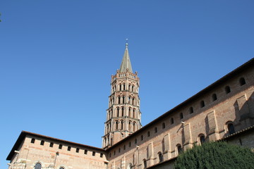Fototapeta na wymiar Basilique Saint Sernin Toulouse