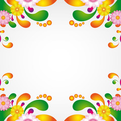 Floral design background.