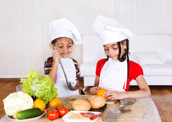 Kids cooking