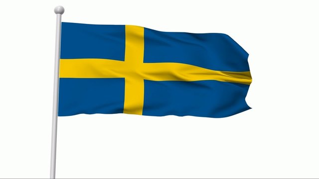 Fahne Schweden NTSC