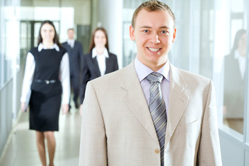 Fototapeta premium Young businessman