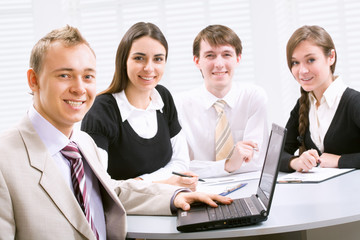 Fototapeta premium Businesspeople