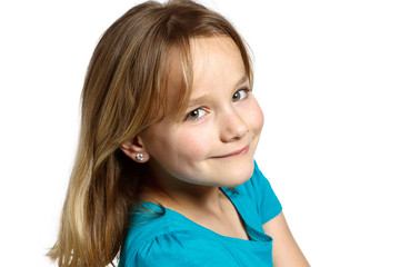 mädchen lächelt