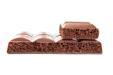 aerated chocolate plate