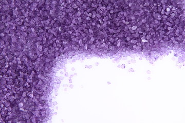 Lavender spa salt background