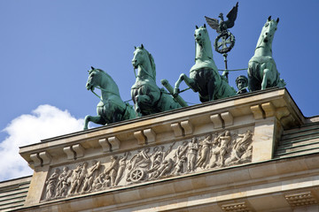 Fototapeta premium Quadriga on the Brandenburg Gate