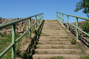 Treppe am Deich