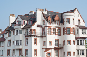 Obraz premium Edinburgh Ramsay Garden block of flats