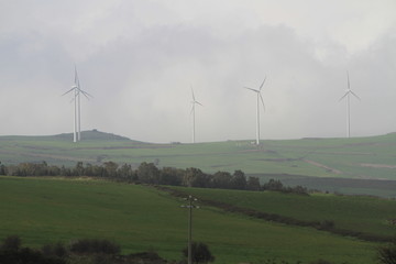 pael eoliche sulle colline