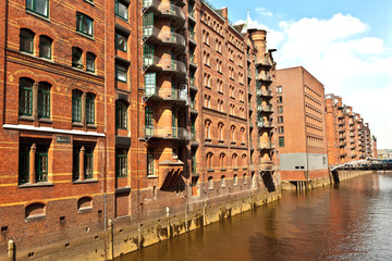 Naklejka premium Speicherstadt in Hamburg