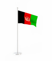 3D flag of Afghanistan