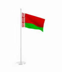3D flag of Belarus