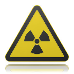 Fototapeta premium Radioactive symbol