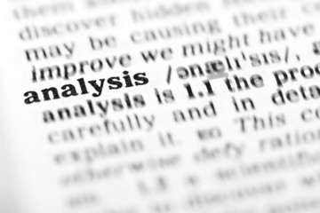 Fototapeta premium analysis (the dictionary project)