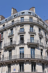 Immeuble du quartier de la Bourse &agrave; Paris
