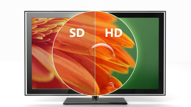 SD HD TV comparison