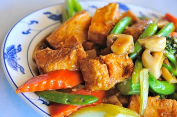 Delicious Asian bean curd