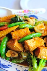 Chinese mix vegetables dish