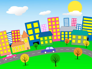 Cartoon_town