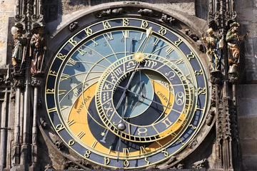 Badkamer foto achterwand zodiacal clock © Frédéric Prochasson