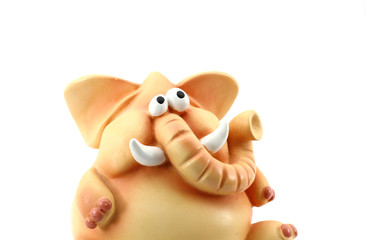 Fototapeta premium Elefant Figur