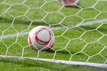 Fussball im Tor