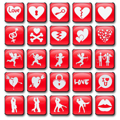 愛イメージアイコンセット