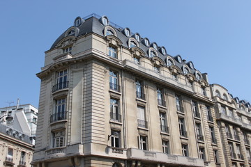 Immeuble du quartier des Batignolles-Monceaux à Paris